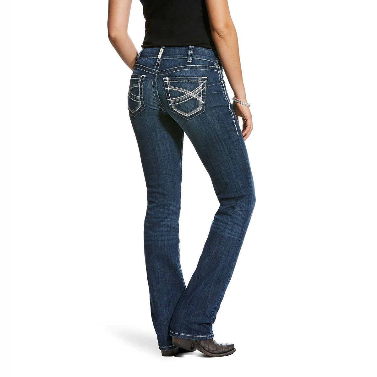 Ariat REAL Ivy Stretch Straight Leg Ladies Jean - Plus - Image 4