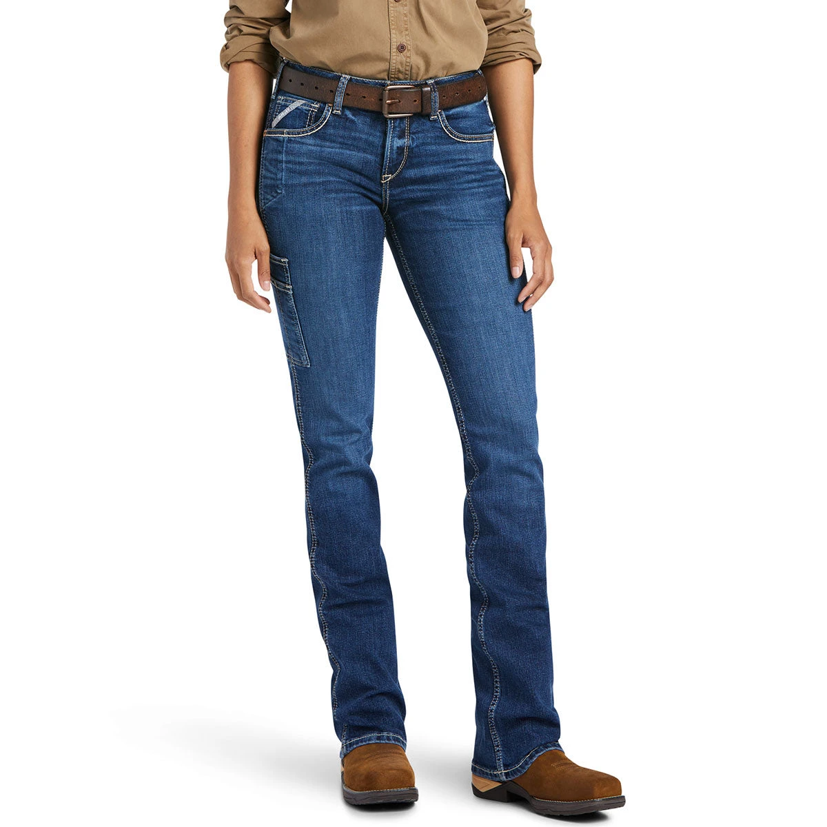 Ariat Rebar Riveter Straight Leg Ladies Jeans - Image 7