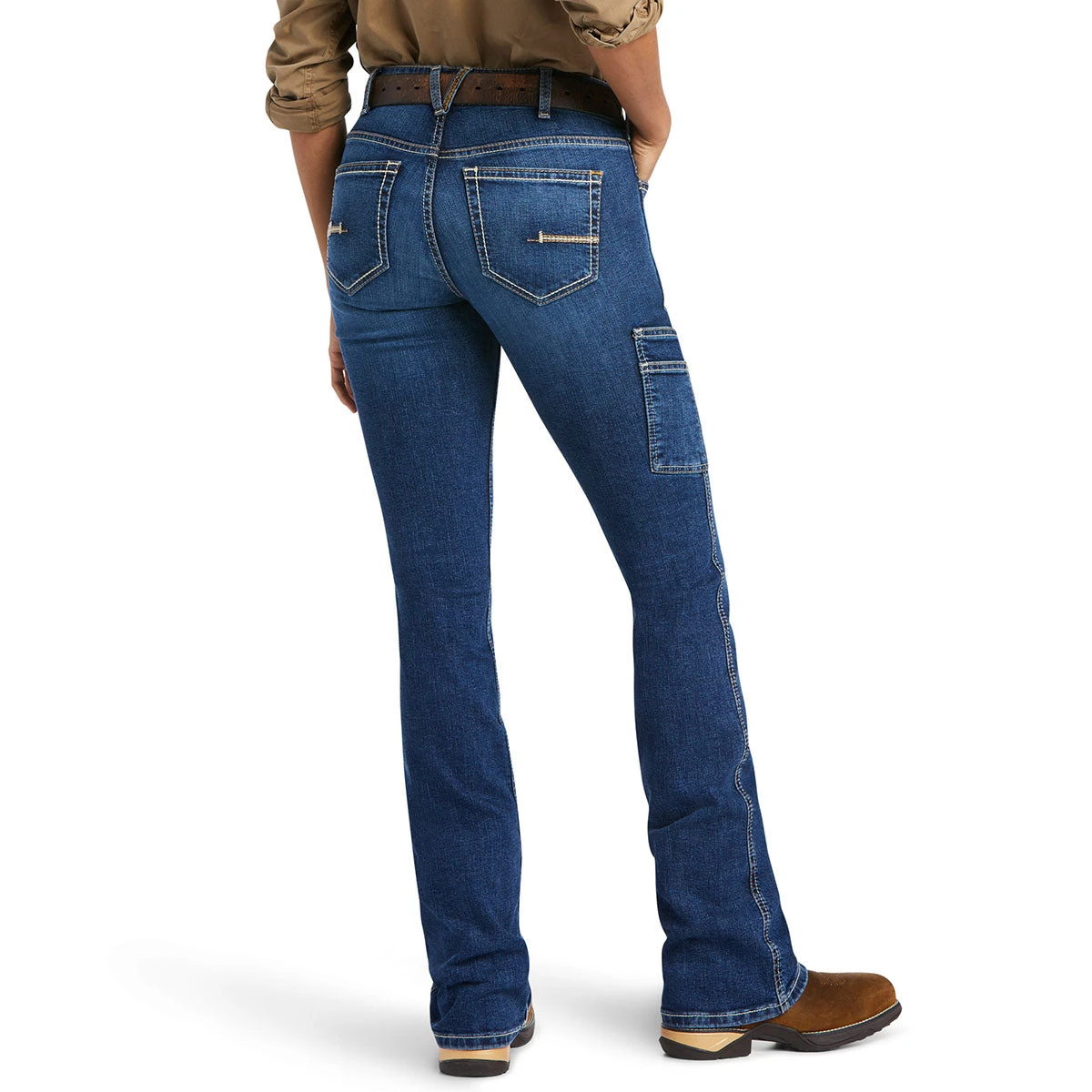 Ariat Rebar Riveter Straight Leg Ladies Jeans - Image 6