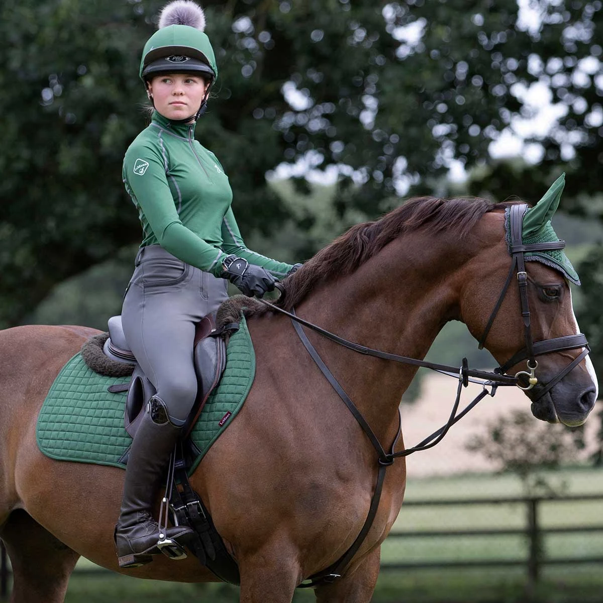 My LeMieux Base Layer Ladies Quarter Zip - Image 9