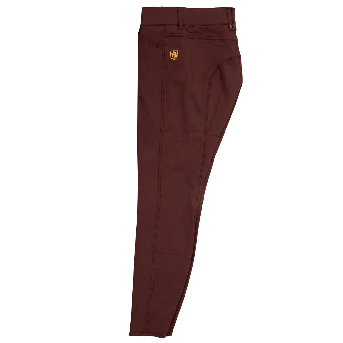 ROMFH Sarafina Euroseat Knee Patch Ladies Breech - Burgundy - Image 4