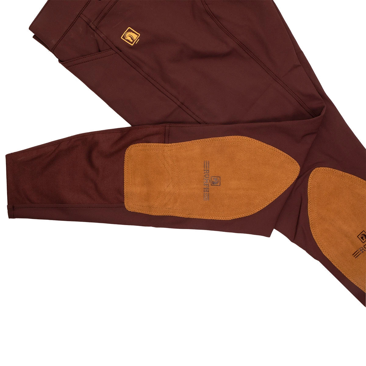 ROMFH Sarafina Euroseat Knee Patch Ladies Breech - Burgundy - Image 2