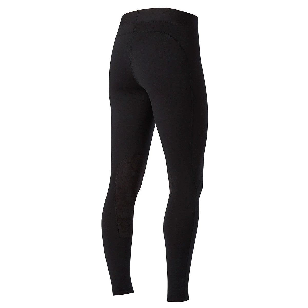 Kerrits Flow Rise Performance Knee Patch Ladies Tight - Black - Image 2
