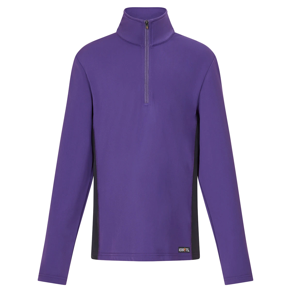 Kerrits Huckleberry Rail Side Quarter Zip Girls Technical
