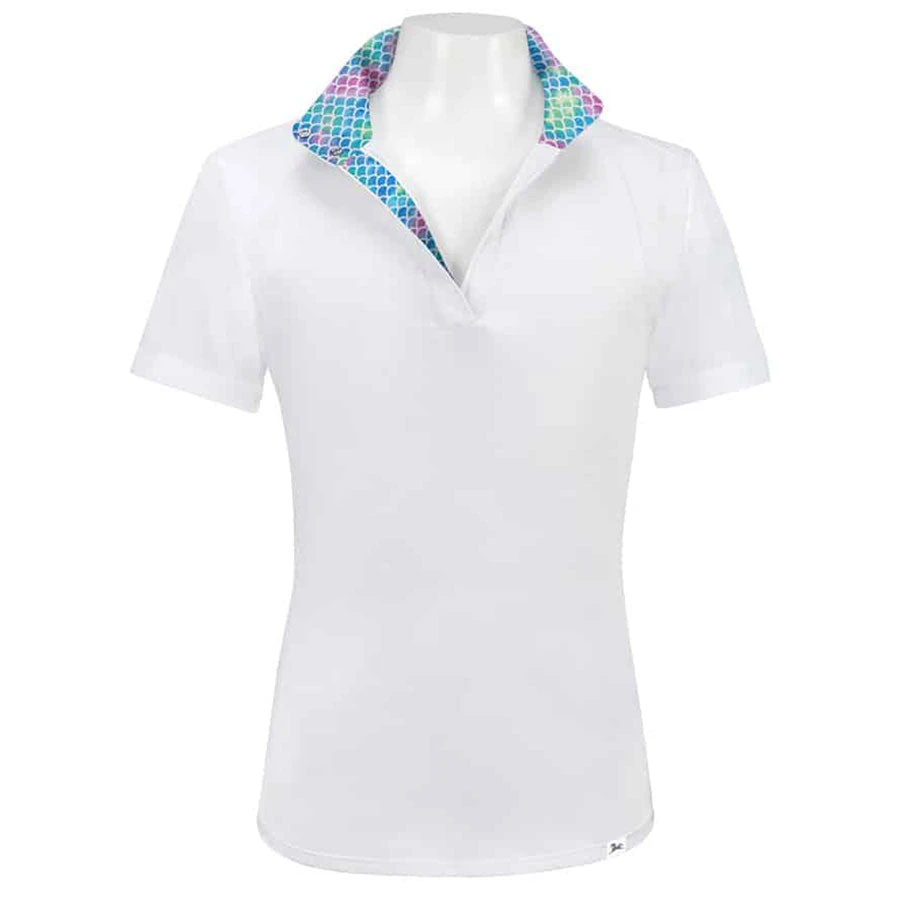 RJ Classics Sadie Jr. 37.5 SS Girls Show Shirt - Mermaid - Image 5
