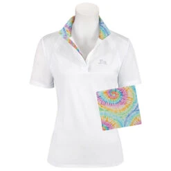 RJ Classics Sadie 37.5 Short Sleeve Ladies Show Shirt- Tie Dye