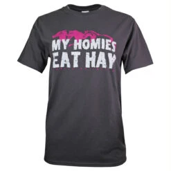 Horses Unlimited My Homies Eat Hay Ladies Tee