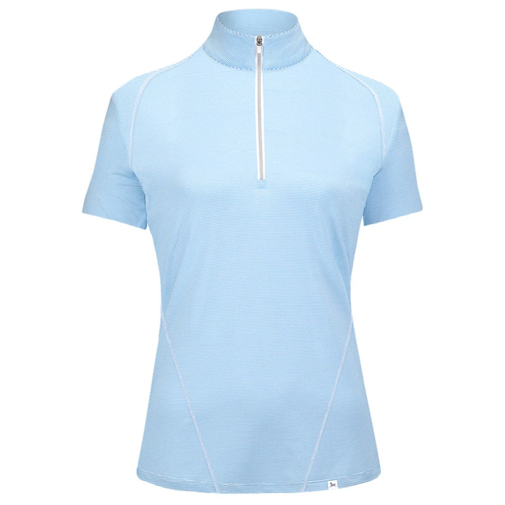 RJ Classics Winnie Short Sleeve Ladies Quarter Zip - Image 3